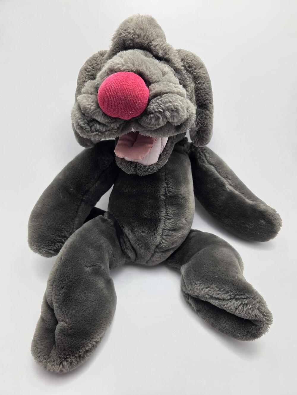 Vintage Heritage Collection Ganzbros Wrinkles the Grey Moose Puppet (13 inch)